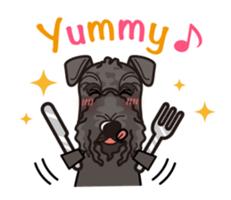 iinu - Kerry Blue Terrier sticker #11658817