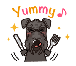 iinu - Kerry Blue Terrier sticker #11658817