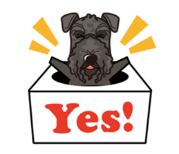 iinu - Kerry Blue Terrier sticker #11658818