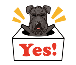 iinu - Kerry Blue Terrier sticker #11658818