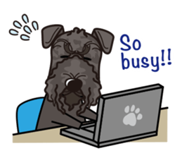 iinu - Kerry Blue Terrier sticker #11658821