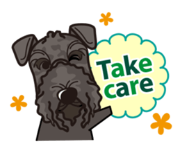 iinu - Kerry Blue Terrier sticker #11658822