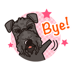 iinu - Kerry Blue Terrier sticker #11658823