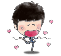 Sarariy/watercolor painting sticker #11659032