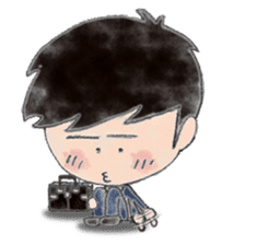 Sarariy/watercolor painting sticker #11659042