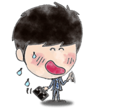 Sarariy/watercolor painting sticker #11659043