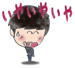 Sarariy/watercolor painting sticker #11659044