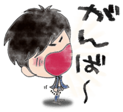 Sarariy/watercolor painting sticker #11659046