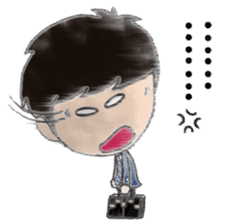 Sarariy/watercolor painting sticker #11659053