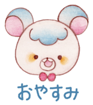 Animals of color pencils sticker #11659107