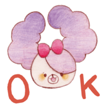 Animals of color pencils sticker #11659118