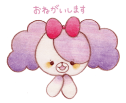 Animals of color pencils sticker #11659122