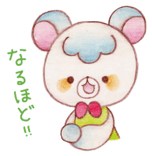 Animals of color pencils sticker #11659123