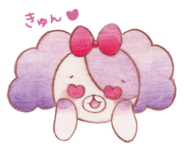 Animals of color pencils sticker #11659126