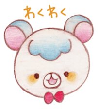 Animals of color pencils sticker #11659127