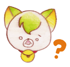 Animals of color pencils sticker #11659133