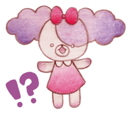 Animals of color pencils sticker #11659134