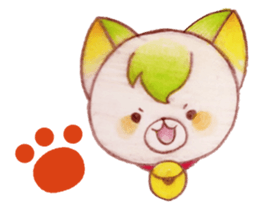 Animals of color pencils sticker #11659137