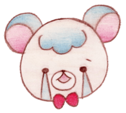 Animals of color pencils sticker #11659139