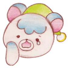 Animals of color pencils sticker #11659143