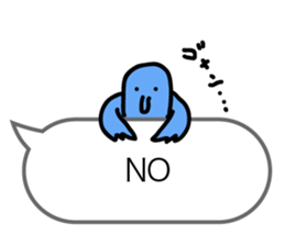 HappyBlueBird ver.Greeting sticker #11659365