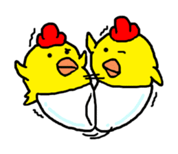 Chicken Piyoko part3 sticker #11659478