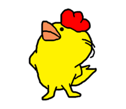 Chicken Piyoko part3 sticker #11659484