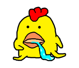 Chicken Piyoko part3 sticker #11659486