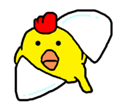 Chicken Piyoko part3 sticker #11659491