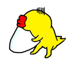 Chicken Piyoko part3 sticker #11659497