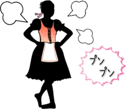 Balletsilhouette Beautiful sticker act.2 sticker #11659653