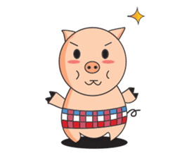 Piggy Man sticker #11659864