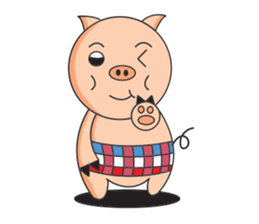 Piggy Man sticker #11659865