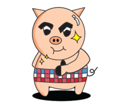 Piggy Man sticker #11659866