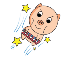 Piggy Man sticker #11659867