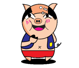 Piggy Man sticker #11659868