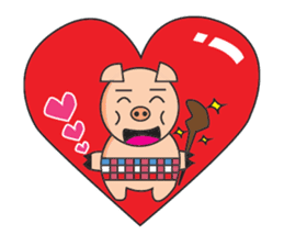 Piggy Man sticker #11659870