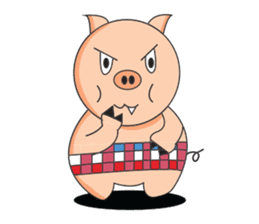 Piggy Man sticker #11659872
