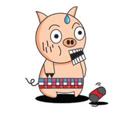 Piggy Man sticker #11659873