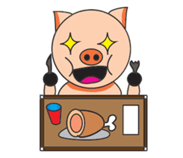 Piggy Man sticker #11659877