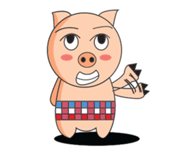Piggy Man sticker #11659880