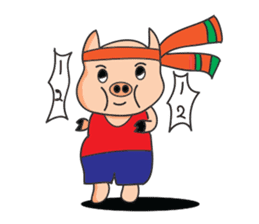 Piggy Man sticker #11659881
