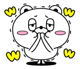 Reply bear(Provisional) sticker #11660348