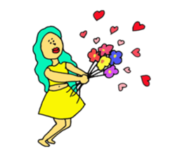 Cuddly sticker #11660628