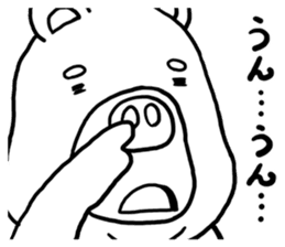 Funny bear "KUMANORI-KUN 2" sticker #11660665