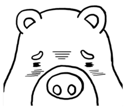 Funny bear "KUMANORI-KUN 2" sticker #11660666
