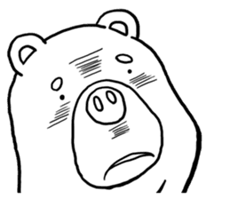 Funny bear "KUMANORI-KUN 2" sticker #11660679