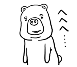 Funny bear "KUMANORI-KUN 2" sticker #11660682