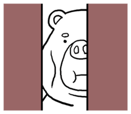 Funny bear "KUMANORI-KUN 2" sticker #11660685