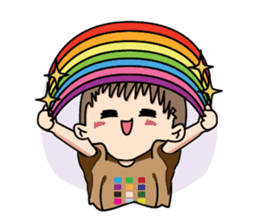 Rainbow Boy! sticker #11660714
